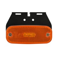 Pro Plus Seitenmarkierungsleuchte 10-30V orange 110x45mm LED mit Halter