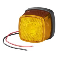 Pro Plus Seitenmarkierungsleuchte 9-30V orange 61 x 61 mm...