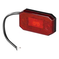 Pro Plus Positionsleuchte hinten 12/24V rot 80 x 44 mm LED