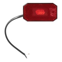 Pro Plus Positionsleuchte hinten 12/24V rot 80 x 44 mm LED
