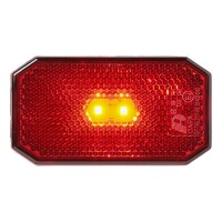 Pro Plus Positionsleuchte hinten 12/24V rot 80 x 44 mm LED