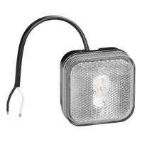 Pro Plus Positionsleuchte 12/24V weiß 65 x 65 mm LED