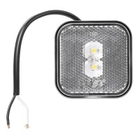 Pro Plus Positionsleuchte 12/24V weiß 65 x 65 mm LED