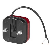 Pro Plus Positionsleuchte hinten 12/24V rot 65 x 65 mm LED