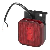 Pro Plus Positionsleuchte hinten 12/24V rot 65 x 65 mm...