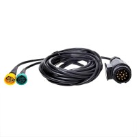 Kabelsatz 5M mit Stecker 13-polig und 2x Steckverbinder...