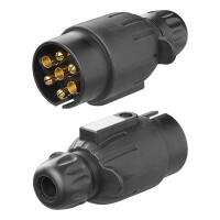Anhänger Stecker 7-polig PVC mit Magnet IP44