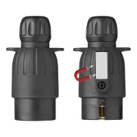 Anhänger Stecker 7-polig PVC mit Magnet IP44