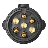 Anhänger Stecker 7-polig PVC mit Magnet IP44