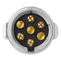 Anhänger Stecker 7-polig Metall