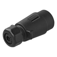Anhänger Stecker 7-polig PVC mit Flachsteckeranschluss IP44