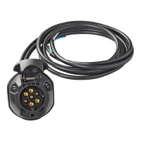 Kabelsatz 7+1-polig PVC + 1,50M Kabel 8 Adern IP44