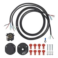 Kabelsatz 7+1-polig PVC + 1,50M Kabel 8 Adern IP44