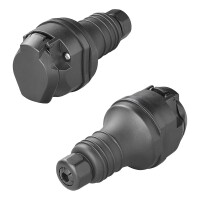 Steckdose 13-polig PVC fliegend für Kabelbefestigung IP44