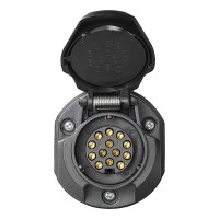 Steckdose 13-polig PVC fliegend für Kabelbefestigung IP44