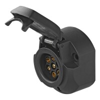 Steckdose 7+1-polig PVC IP44