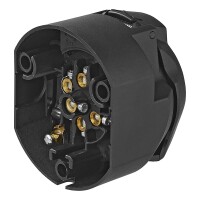 Steckdose 7+1-polig PVC IP44