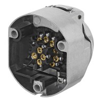 Anhänger Steckdose 13-polig Metall - ALU System Jaeger IP44