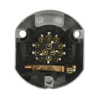 Anhänger Steckdose 13-polig Metall - ALU System Jaeger IP44