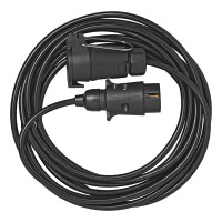 Verlängerungskabel 5M mit Stecker und Steckdose 7-polig IP44