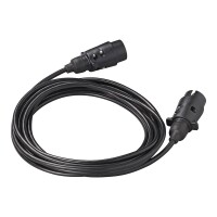 Verlängerungskabel 5M mit 2x Stecker 7-polig PVC IP44