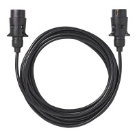 Verlängerungskabel 5M mit 2x Stecker 7-polig PVC IP44