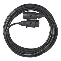 Verlängerungskabel 7M mit 2x Stecker 7-polig PVC IP44