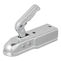 Kugelkupplung Stahl vertikal 2 Löcher quadratisch 60mm 1300kg gebremst