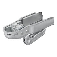 Kugelkupplung Stahl vertikal 2 Löcher quadratisch 70mm 1300kg gebremst