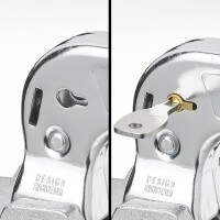 Kugelkupplung Stahl rund 40/45/50mm 2300kg gebremst