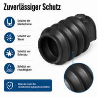 Faltenbalg für Auflaufeinrichtung 60x(50x40) L=145 passend für ZAF
