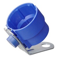 Anhänger Steckerhalter Kunststoff blau