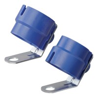 Anhänger Steckerhalter Kunststoff blau
