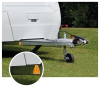 Magnetische Wasserwaage Pyramide für Wohnwagen, Wohnmobil und Caravan