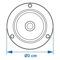 Wasserwaage rund Durchmesse 3cm