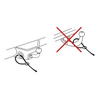 Anhänger Abreißseil 1M