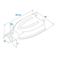 Halbschale passend für BPW Bremsseil Glocke Ø26mm - Kein Originalersatzteil - Nachbau - Hohe Qualität