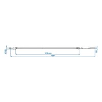Bremsseil 1030/1257mm Glocke Ø26mm passend für BPW - Kein Originalersatzteil - Nachbau - Hohe Qualität