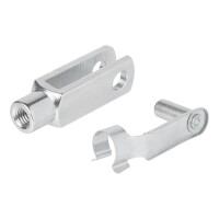 Gabelkopf M8 58mm - Set von 2 Stück - Kein Originalersatzteil - Nachbau - Hohe Qualität