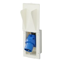 CEE-Einspeisestecker Einbau rechteckig 220-240V 50Hz...