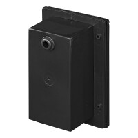 CEE-Einspeisestecker Einbau rechteckig schwarz