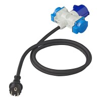 Adapterkabel 150cm 3x1,5mm² von Schuko Stecker nach...