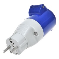 Adapter Kupplung von Schuko nach CEE