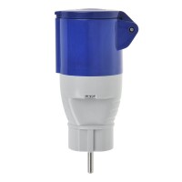 Adapter Kupplung von Schuko nach CEE