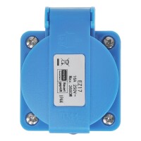 Adapter Kupplung von CEE nach französische Steckdose