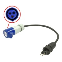 Adapterkabel 40cm 3x1,5mm² von Schweizer Stecker nach CEE