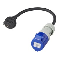 Adapterkabel 40cm 3x2,5mm² von Schweizer Stecker nach CEE