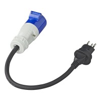 Adapterkabel 40cm 3x2,5mm² von Schweizer Stecker nach CEE