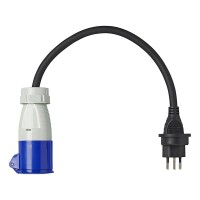 Adapterkabel 40cm 3x2,5mm² von Schweizer Stecker nach CEE