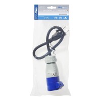 Adapterkabel 40cm von Schuko Stecker nach CEE